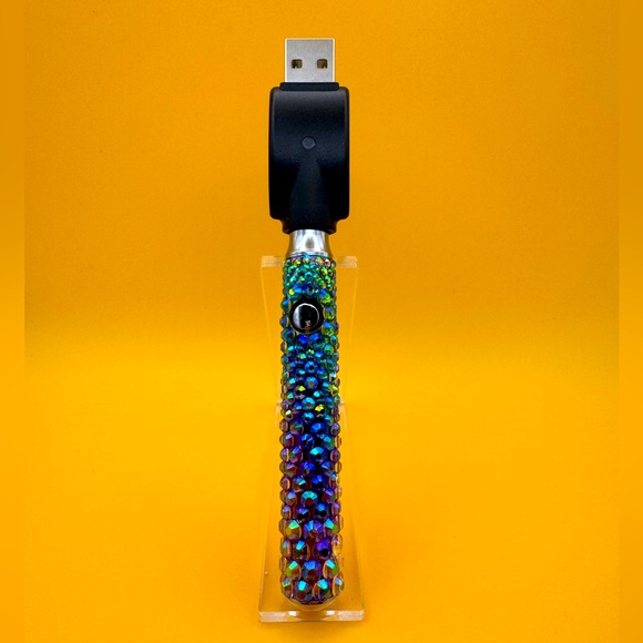 Colorful Rhinestone 510 Threaded Battery - Picture 3 of 7